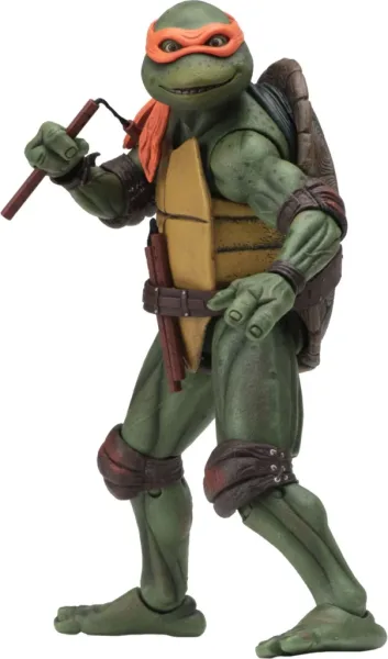 Figura neca las tortugas ninja pelicula 1990 michelangelo