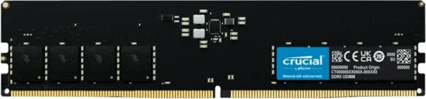 Memoria RAM DDR5 16gb crucial - udimm - 5600 MHz - pc5 44800 - cl46 - 1.1v