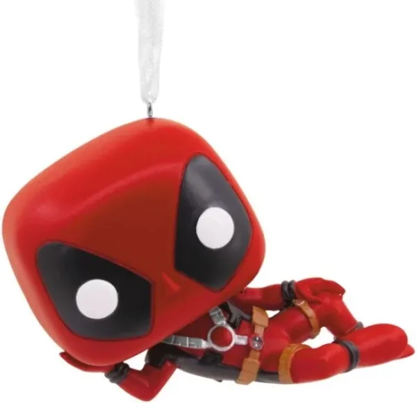 Adorno de navidad funko marvel deadpool figura de resina