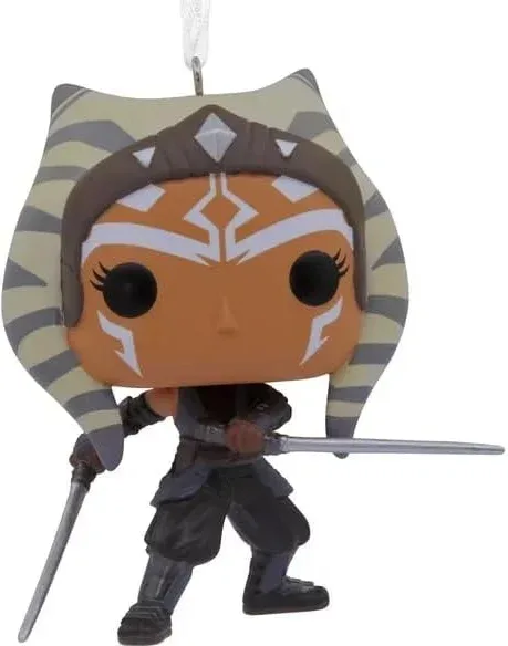 Adorno de navidad funko star wars ahsoka figura de resina