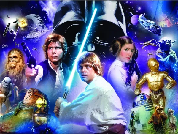 Puzle lenticular prime 3d 500 piezas star wars personajes