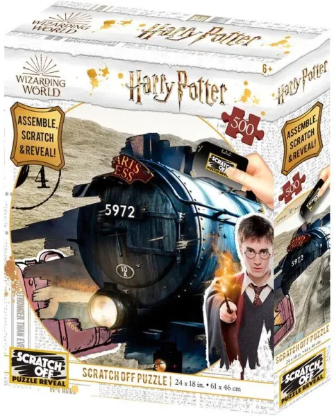 Puzzle para rascar harry potter hogwarts express 500 piezas