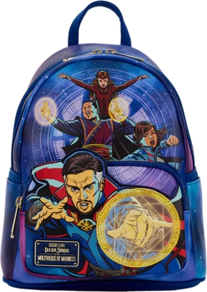 Mochila loungefly funko marvel doctor strange multiverso mini backpack
