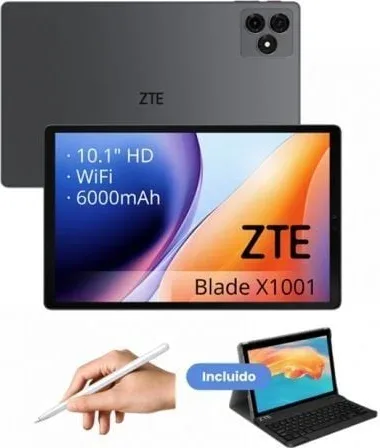 Tablet ZTE Tab Blade X1001W 10.1"/ 4GB/ 128GB/ Octacore/ Gris/ Incluye Teclado y Stylus Pen