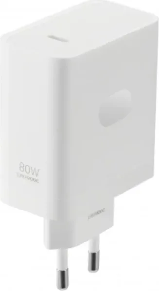 Cargador one plus supervoc 80w USB tipo c blanco