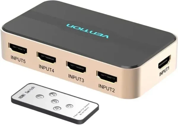Duplicador HDMI Vention ACDG0/ 5x HDMI Hembra - HDMI Macho