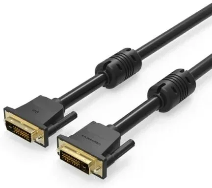 Cable DVI Vention EAABG/ DVI-D Macho - DVI-D Macho/ 1.5m/ Negro