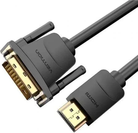 Cable Conversor Vention ABFBG/ DVI-D Macho - HDMI Macho/ 1.5m/ Negro