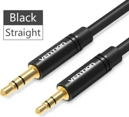 Cable Estéreo Vention BALBH/ Jack 3.5 Macho - Jack 2.5 Hembra/ 2m/ Negro