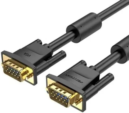 Cable SVGA Vention DAEBJ/ VGA Macho - VGA Macho/ 5m/ Negro