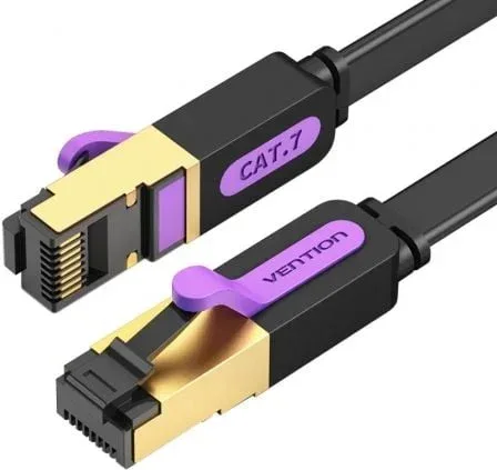 Cable de Red RJ45 SFTP Vention ICDBF Cat.7/ 1m/ Negro