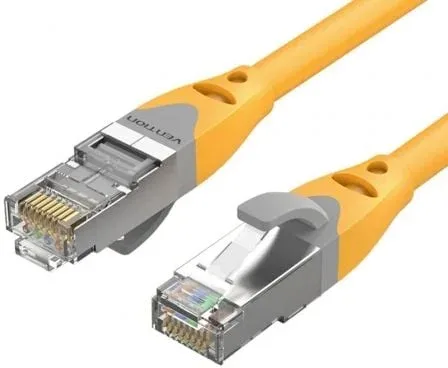 Cable de Red RJ45 SFTP Vention IBHYF Cat.6a/ 1m/ Naranja