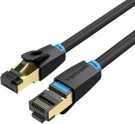 Cable de Red RJ45 SFTP Vention IKABL Cat.8/ 10m/ Negro