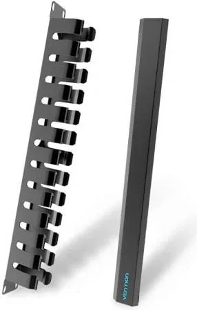 Organizador de Cables de Red Vention KHAB0/ 24 Puertos