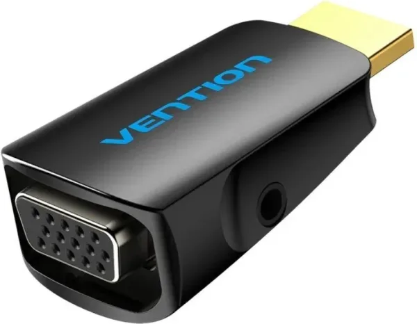 Adaptador Conversor Vention AIDB0/ HDMI Macho a VGA Hembra/ Audio Jack 3.5mm
