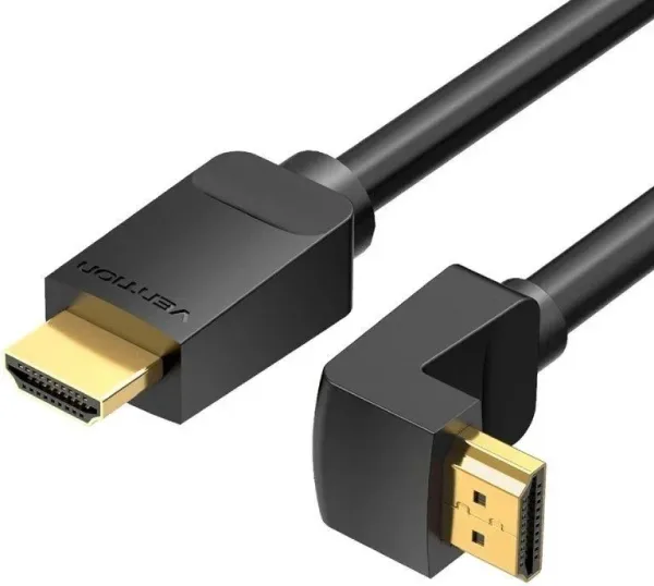 Cable HDMI V2.0 4K M-M Acodado 1 M Negro Vention
