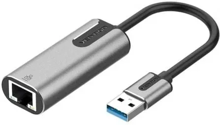 Adaptador USB 3.0 - RJ45 Vention CEWHB/ 1000Mbps