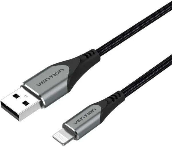 Cable 2.0 USB a Lightning 0.5 M Gris Vention