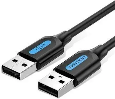 Cable USB 2.0 Vention COJBI/ USB Macho - USB Macho/ 480Mbps/ 3m/ Negro