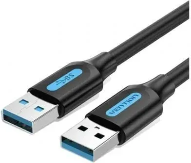 Cable USB 3.0 Vention CONBG/ USB Macho - USB Macho/ 5Gbps/ 1.5m/ Negro