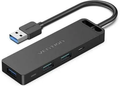 Hub USB 3.0 Vention CHVBB/ 3xUSB/ 1xMicroUSB PD/ 1xLector Tarjetas