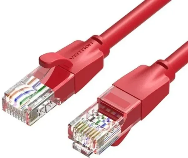 Cable de Red Latiguillo Rj45 Utp Cat6 Awg26 1 M Rojo Vention