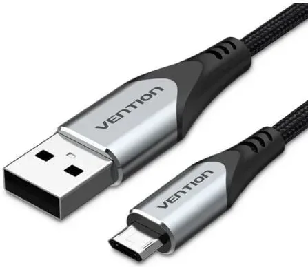 Cable USB 2.0 Vention COCHD/ USB Macho - MicroUSB Macho/ 480Mbps/ 50cm/ Negro