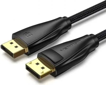 Cable DisplayPort 1.4 8K Vention HCCBH/ DisplayPort Macho - DisplayPort Macho/ 2m/ Negro