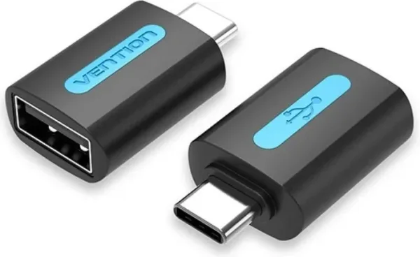 Adaptador USB 2.0 Vention CDTB0/ USB Tipo-C Macho - USB Hembra