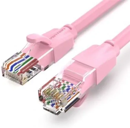 Cable de Red RJ45 UTP Vention IBEPH Cat.6/ 2m/ Rosa