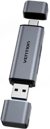 Lector de Tarjetas Externo Vention CLLH0/ USB 3.0/ USB Tipo-C