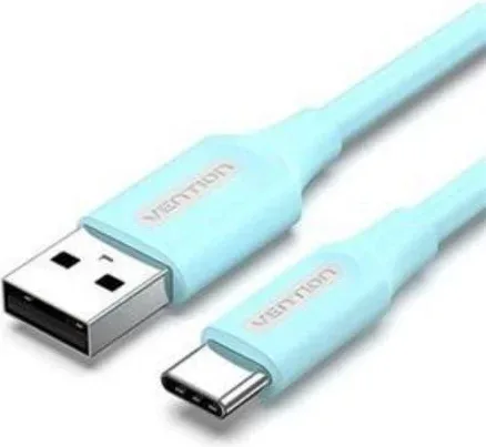 Cable USB 2.0 Tipo-C Vention COKSF/ USB Tipo-C Macho - USB Macho/ 480Mbps/ 1m/ Azul