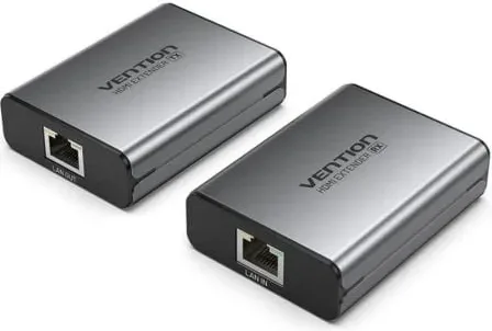 Adaptador/Transmisor de vídeo Alámbrico HDMI/RJ45 a HDMI/RJ45 Vention AKGH0-EU