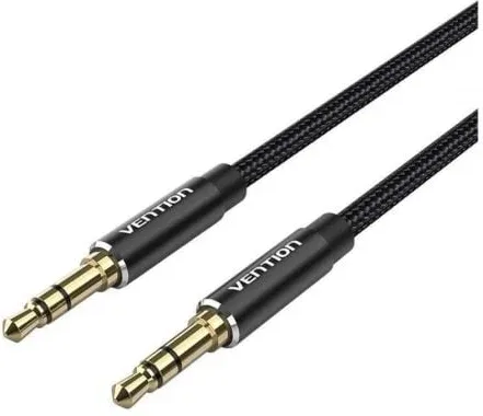 Cable Estéreo Vention BAWBG/ Jack 3.5 Macho - Jack 3.5 Macho/ 1.5m/ Negro
