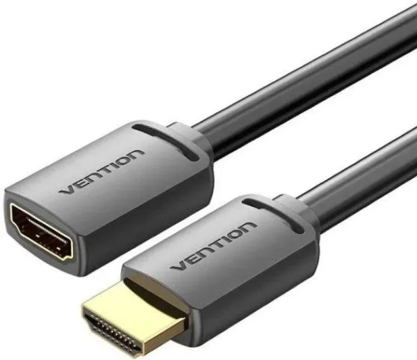 Cable Alargador HDMI 4K Vention AHCBF/ HDMI Macho - HDMI Hembra/ 1m/ Negro