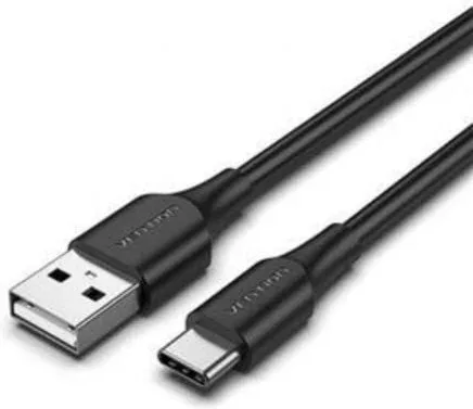 Cable USB 2.0 Vention CTHBG/ USB Tipo-C Macho - USB Macho/ 480Mbps/ 1.5m/ Negro