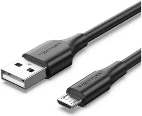 Cable USB 2.0 Vention CTIBF/ USB Macho - MicroUSB Macho/ 480Mbps/ 1m/ Negro