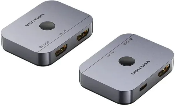 Switch Conmutador 8K HDMI 2.1 Bidireccional Vention AKPH0 HDMI Hembra/USB-C Hembra - 2x HDMI Hembra