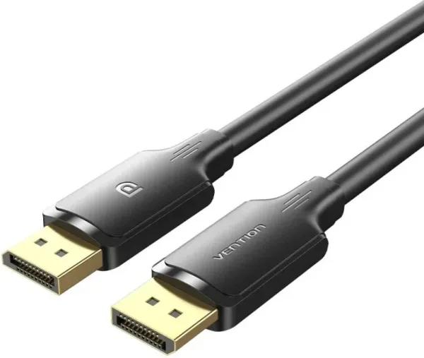 Cable DisplayPort 1.2 4K Vention HAKBL/ DisplayPort Macho - DisplayPort Macho/ 10m/ Negro