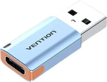 Adaptador USB 3.1 Vention CUAH0/ USB Tipo-C Hembra - USB Macho/ Azul