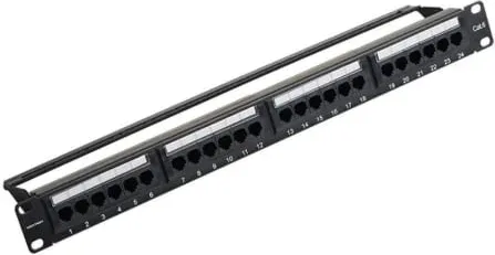 Patch Panel Aisens KGCB0/ 24 Puertos/ Cat.6