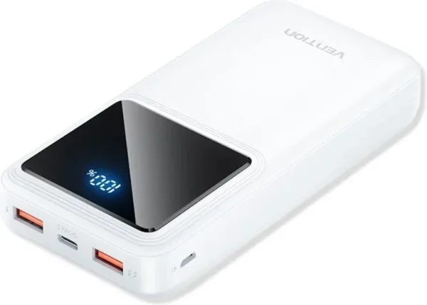 Powerbank 20000mAh Vention FHLW0/ 22.5W/ Blanca