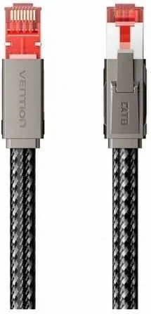 Cable de Red RJ45 SFTP Vention IKMHG Cat.8/ Gaming/ 1.5m/ Gris