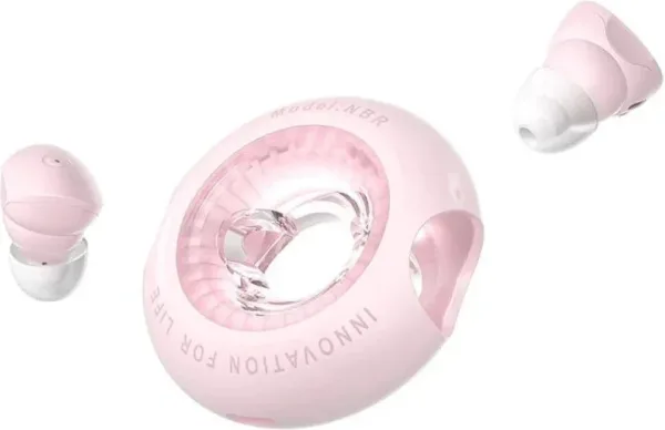 Auriculares Bluetooth Vention NBRP0 con estuche de carga/ Autonomía 6h/ Rosas