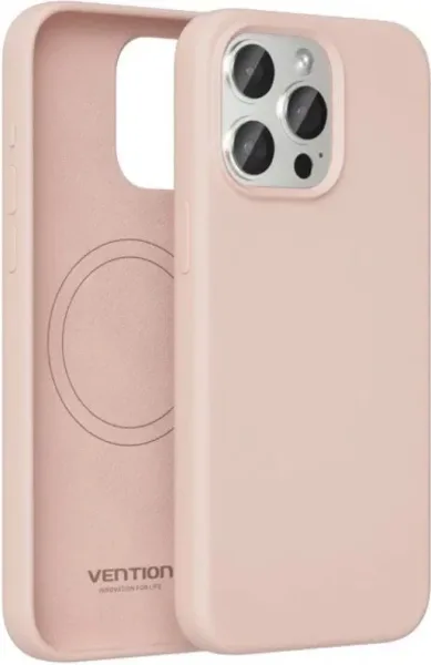 Funda Silicona Magsafe Iphone 13 Mini Rosa Vention