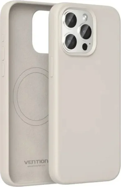 Funda Silicona Magsafe Iphone 13 Pro Mini Gris Grava Vention
