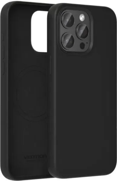 Funda Silicona Magsafe Iphone 14 Pro Max Negro Vention