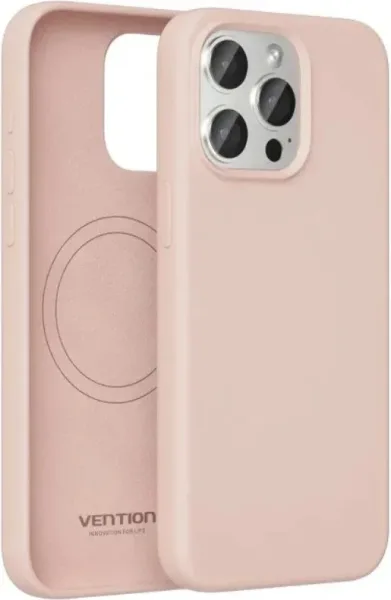Funda Silicona Magsafe Iphone 14 Rosa Vention