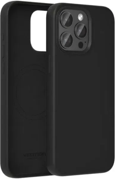 Funda Silicona Magsafe Iphone 15 Pro Negro Vention