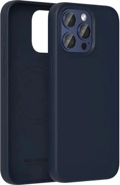 Funda Silicona Magsafe Iphone 15 Plus Azul Medianoche Vention